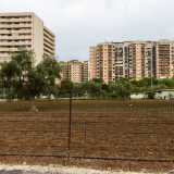 Ma non � l�unico spazio verde qui presente: all�ombra dei palazzoni vi � anche un vasto terreno coltivato sede dell�Orto in citt� di Mario Urbano, dove ogni mattina � possibile comprare prodotti agricoli a km0